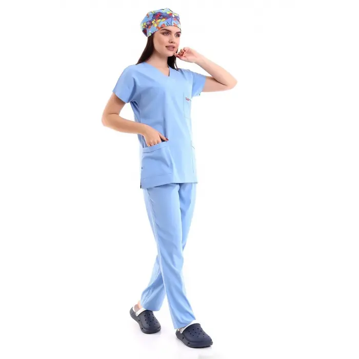 Bflex Unisex Likralı Yarasa Kol Takım - 6413 Açık Mavi