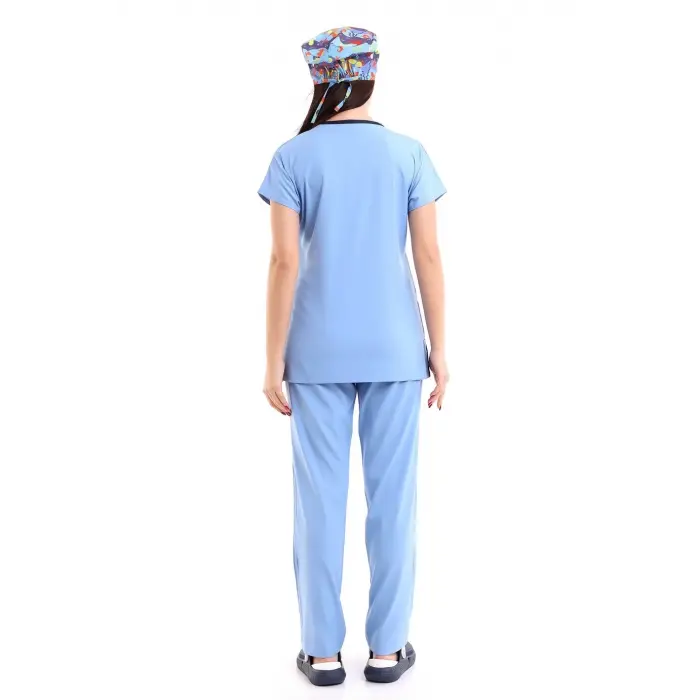 Bflex Unisex Likralı Yarasa Kol Takım - 6413 Açık Mavi