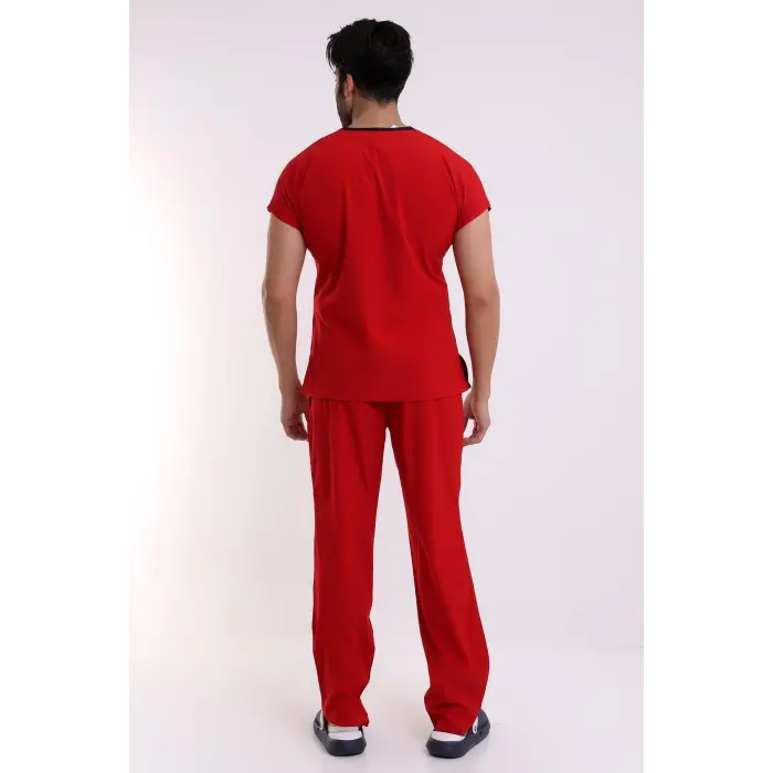 Bflex Unisex Likralı Yarasa Kol Takım - 6414 Kırmızı