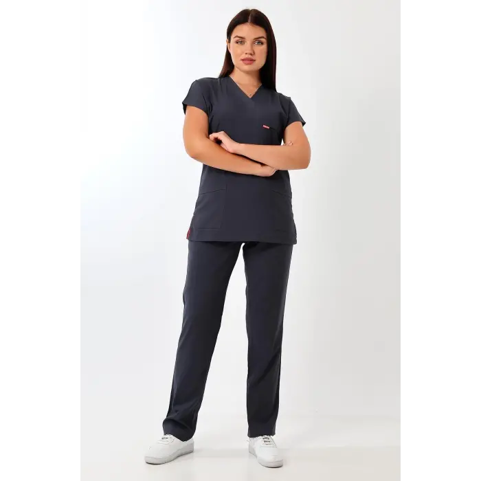 Bflex Unisex Likralı Yarasa Kol Takım - 6417 Füme