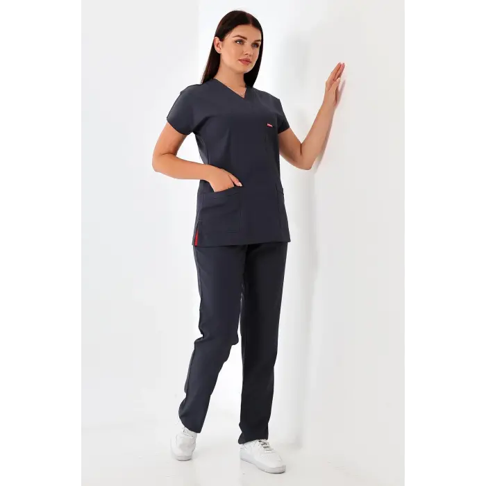 Bflex Unisex Likralı Yarasa Kol Takım - 6417 Füme