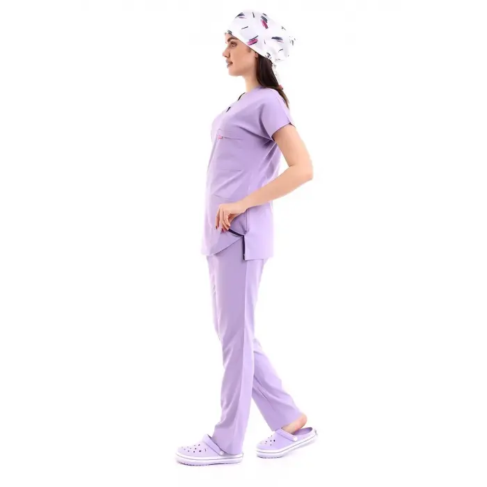 Bflex Unisex Likralı Yarasa Kol Takım - 6419 Lila