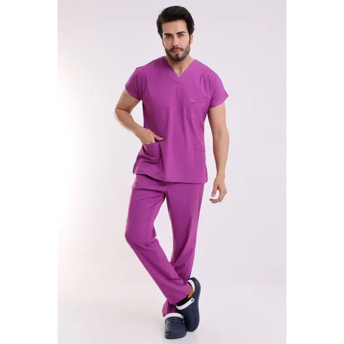 Bflex Unisex Likralı Yarasa Kol Takım - 6420 Açık Mor