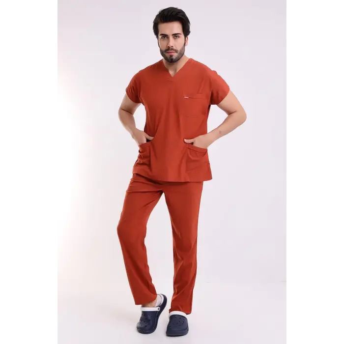 Bflex Unisex Likralı Yarasa Kol Takım - 6426 Kiremit