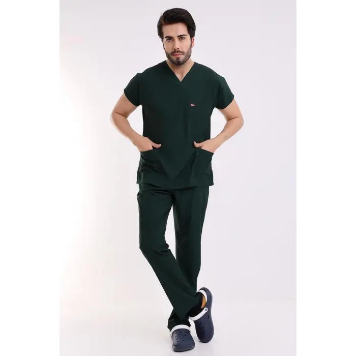 Bflex Unisex Likralı Yarasa Kol Takım - 6429 Ördek Başı Yeşili