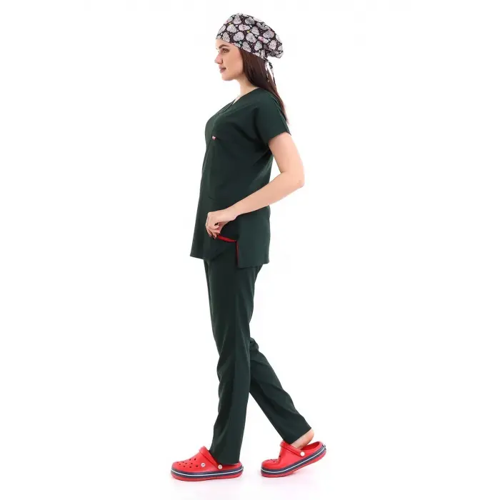 Bflex Unisex Likralı Yarasa Kol Takım - 6429 Ördek Başı Yeşili