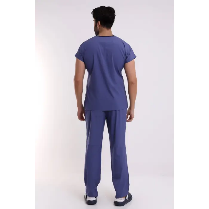 Bflex Unisex Likralı Yarasa Kol Takım - 6432 İndigo Mavi