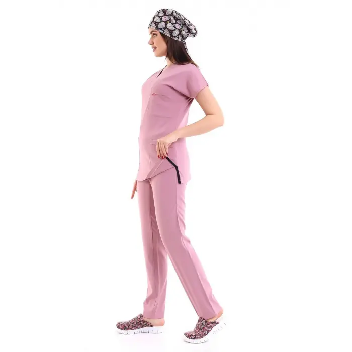 Bflex Unisex Likralı Yarasa Kol Takım - 6433 Pudra