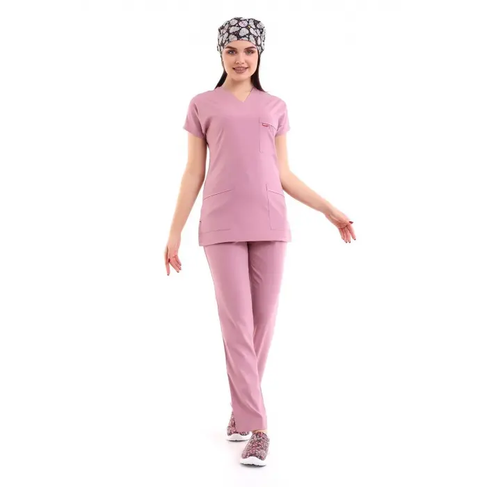 Bflex Unisex Likralı Yarasa Kol Takım - 6433 Pudra