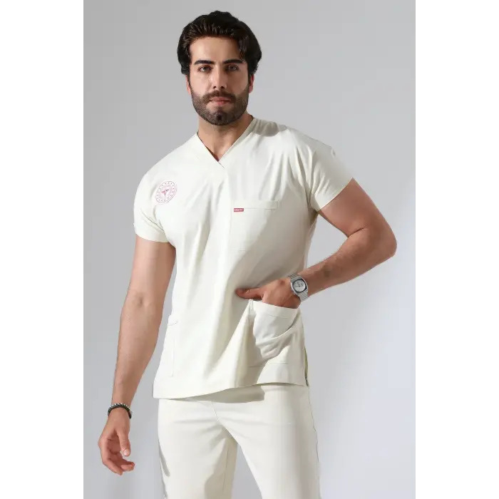 Bflex Unisex Likralı Yarasa Kol Takım - 6452 Ekru