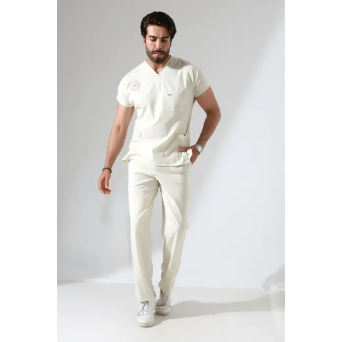 Bflex Unisex Likralı Yarasa Kol Takım - 6452 Ekru