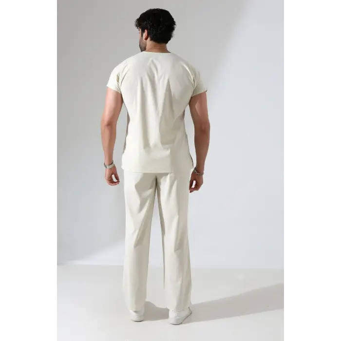 Bflex Unisex Likralı Yarasa Kol Takım - 6452 Ekru