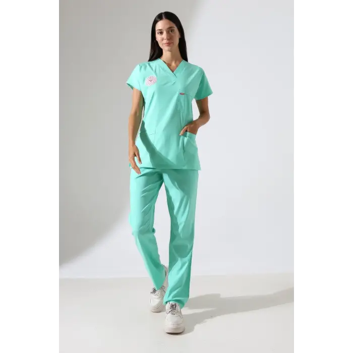 Bflex Unisex Likralı Yarasa Kol Takım - 6457 Mint Yeşil