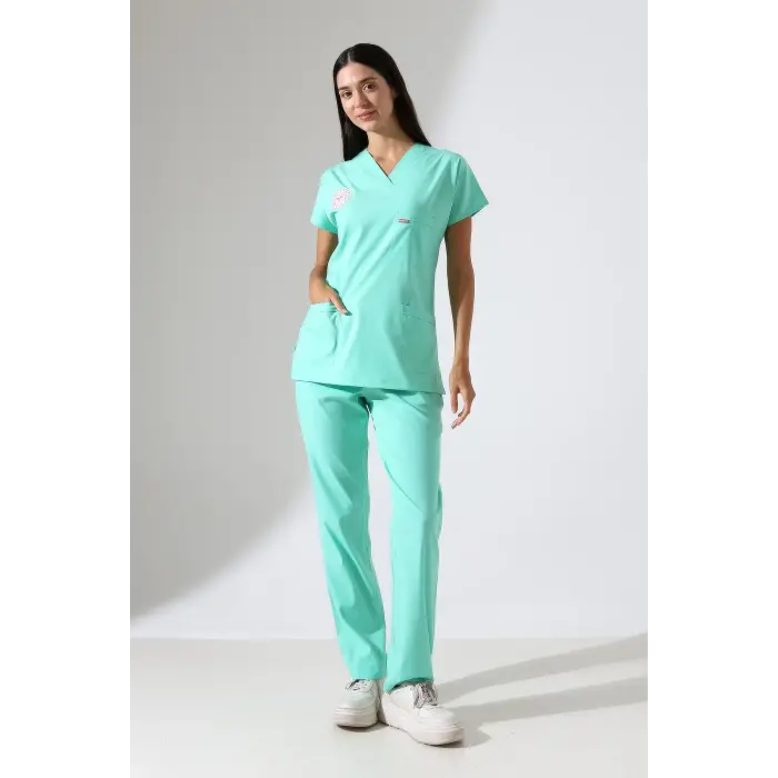 Bflex Unisex Likralı Yarasa Kol Takım - 6457 Mint Yeşil