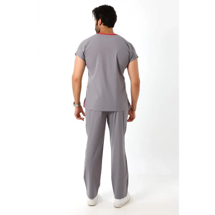 Bflex Unisex Likralı Yarasa Kol Tek Üst - 6406 Gri