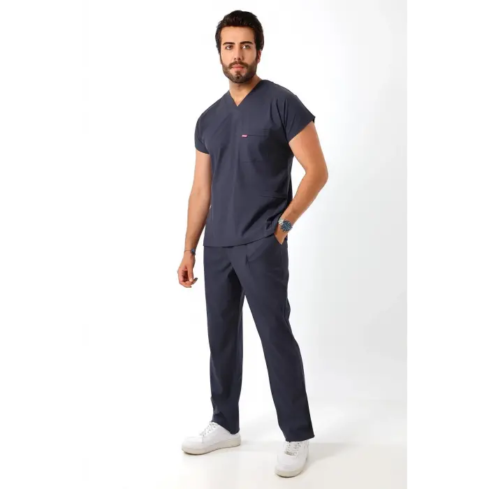 Bflex Unisex Likralı Yarasa Kol Tek Üst - 6417 Füme