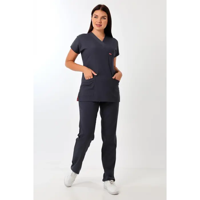 Bflex Unisex Likralı Yarasa Kol Tek Üst - 6417 Füme