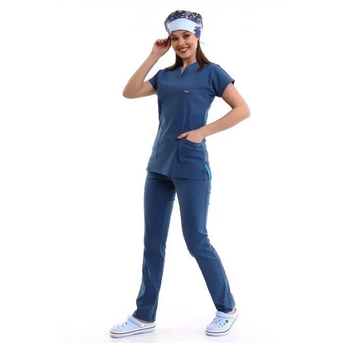 Bflex Yarasa Kol Forma Takım - 4802 Petrol Mavi