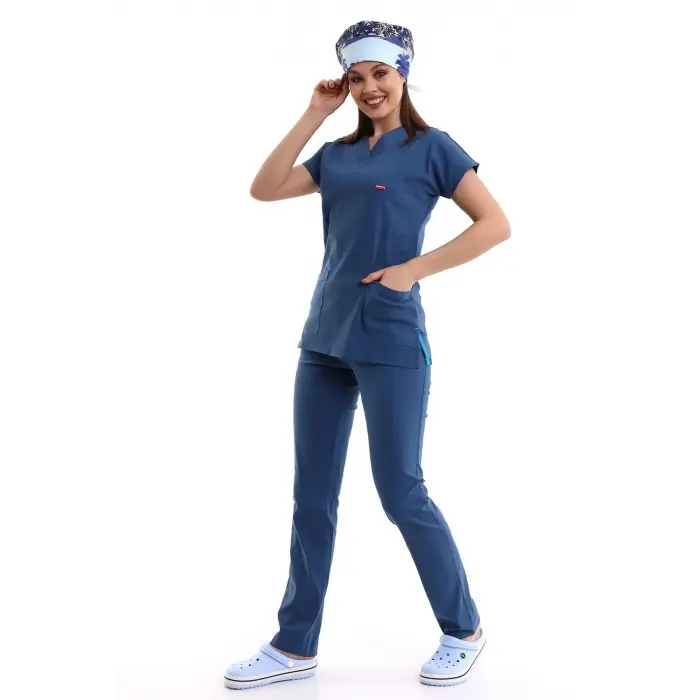 Bflex Yarasa Kol Forma Takım - 4802 Petrol Mavi