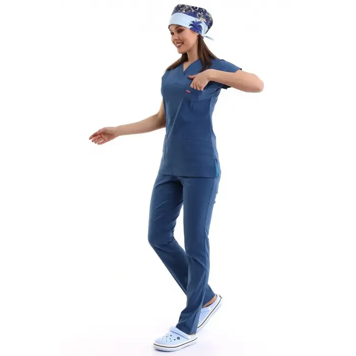 Bflex Yarasa Kol Forma Takım - 4802 Petrol Mavi