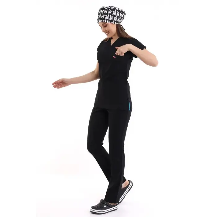 Bflex Yarasa Kol Forma Takım - 4805 Siyah