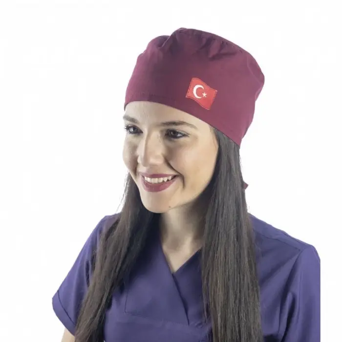 Bone Bayrak İşlemeli - 114 Bordo