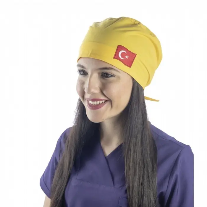 Bone Bayrak İşlemeli - 131 Sarı