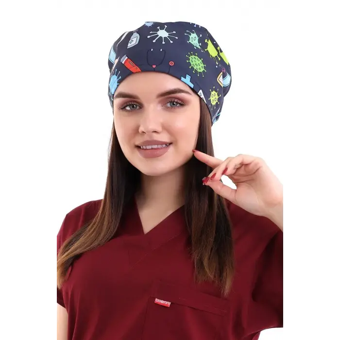 Dijital Desenli Bone - 6528 Sağlık Semboller