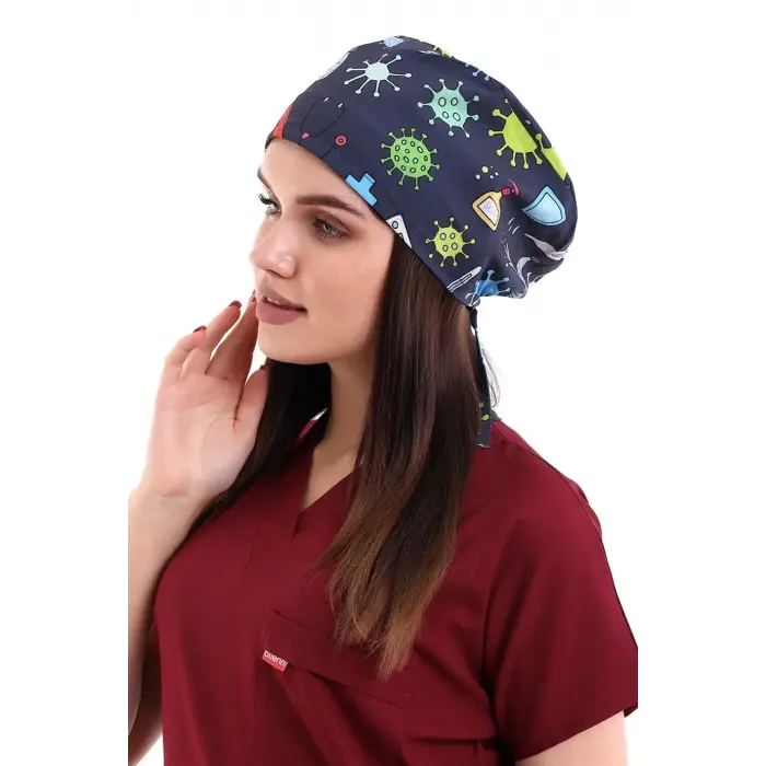 Dijital Desenli Bone - 6528 Sağlık Semboller