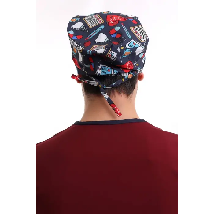 Dijital Desenli Bone - 6529 Füme Kalp Ritim