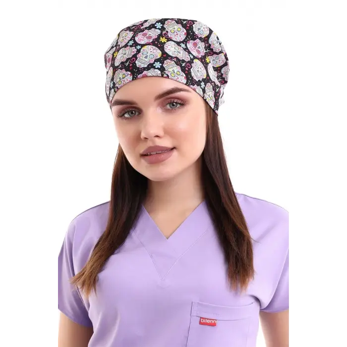 Dijital Desenli Bone - 6532 Kuru Kafa