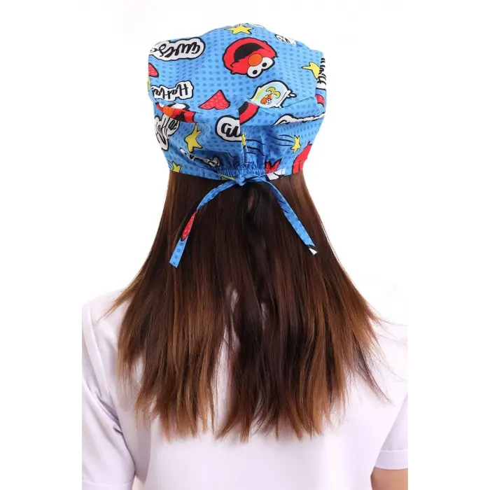 Dijital Unisex Desenli Bone - 6504 Kurabiye Canavarı