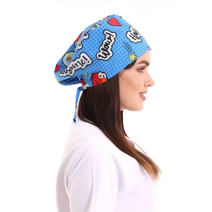 Dijital Unisex Desenli Bone - 6504 Kurabiye Canavarı