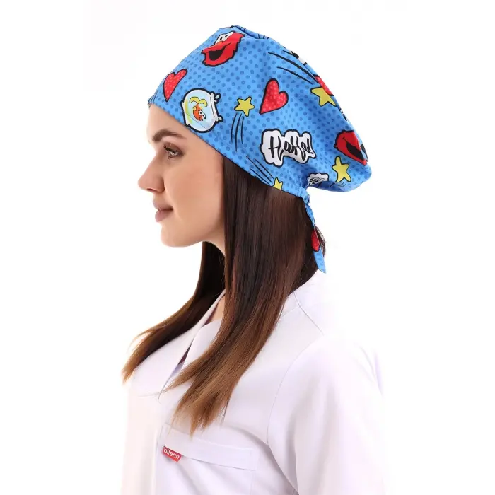 Dijital Unisex Desenli Bone - 6504 Kurabiye Canavarı