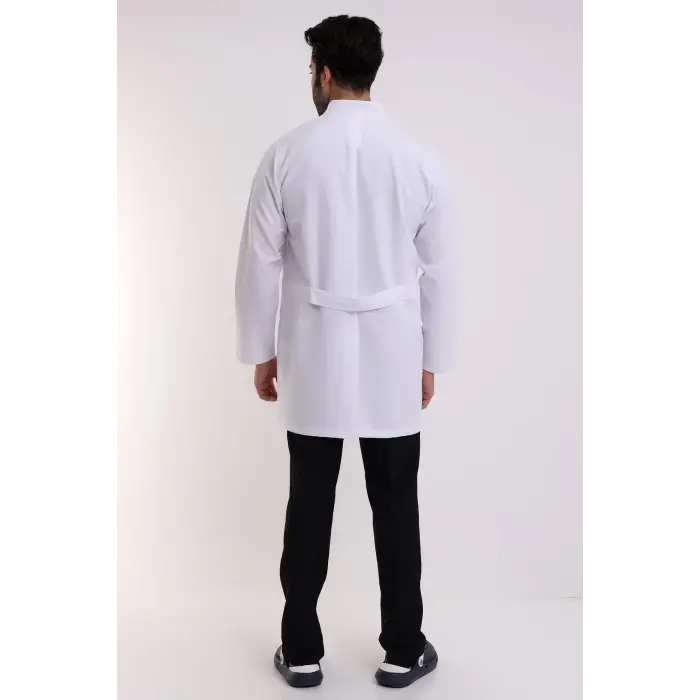 Doktor Öğretmen Erkek Önlük Ara Boy Hakim Yaka