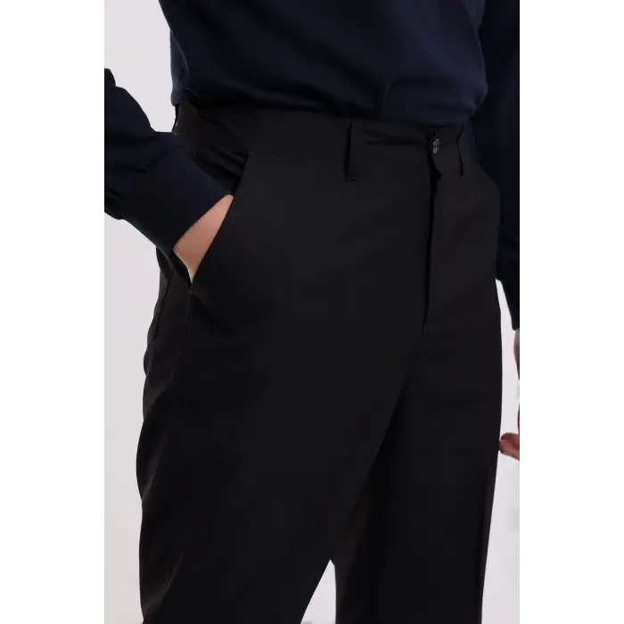 Erkek Alpaka Pantolon - Siyah