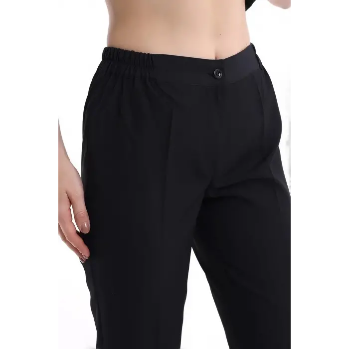 Kadın Alpaka Pantolon - Siyah