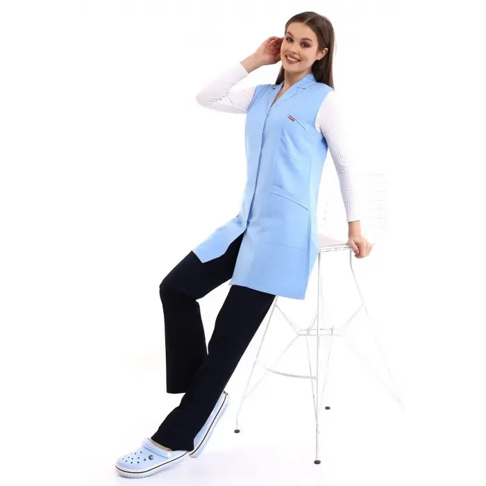 Kadın Kolsuz Önlük - 31 Açık Mavi