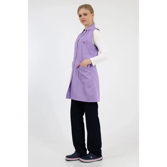 Kadın Kolsuz Önlük - Lila