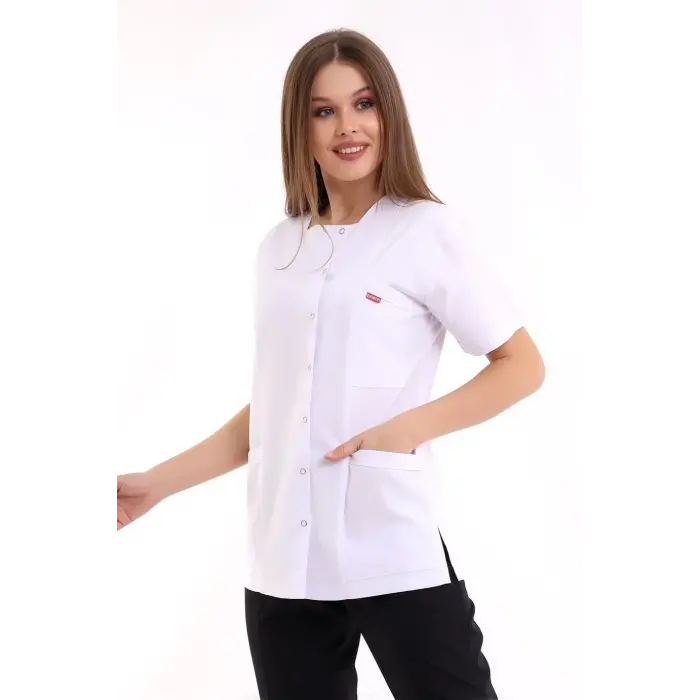 Kare Yaka Kadın Tek Üst - 171 Beyaz