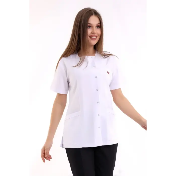 Kare Yaka Kadın Tek Üst - 171 Beyaz