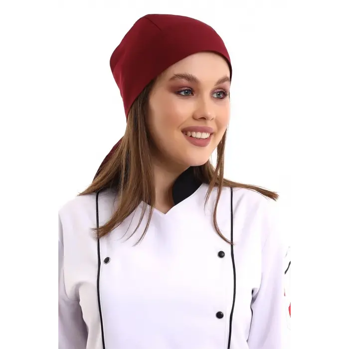 Kuyruklu Bone - 19 Bordo