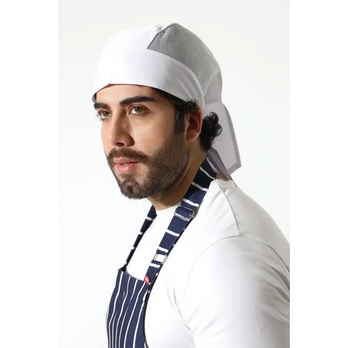 Kuyruklu Bone - Beyaz-file