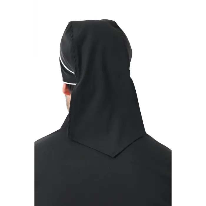 Kuyruklu Bone - Siyah-beyaz