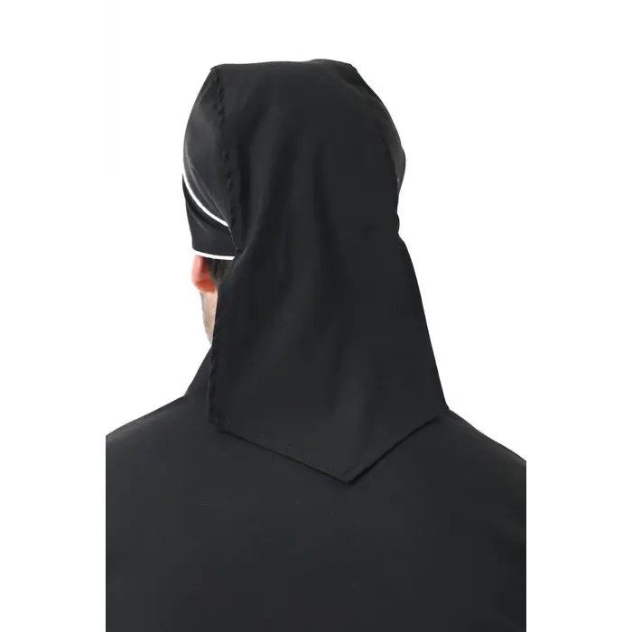 Kuyruklu Bone - Siyah-beyaz