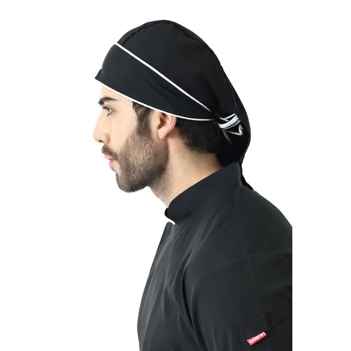 Kuyruklu Bone - Siyah-beyaz