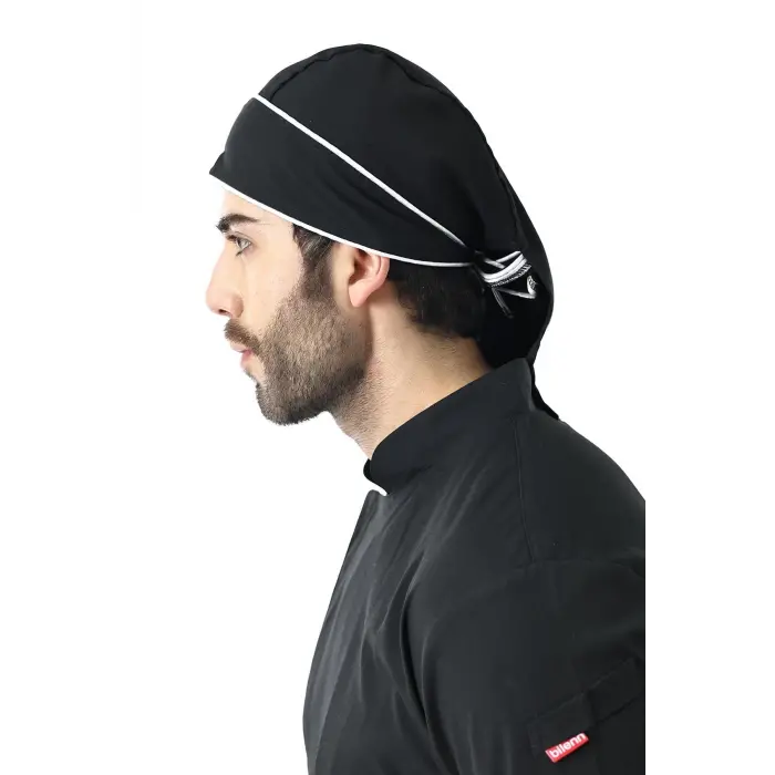 Kuyruklu Bone - Siyah-beyaz