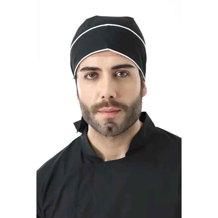 Kuyruklu Bone - Siyah-beyaz