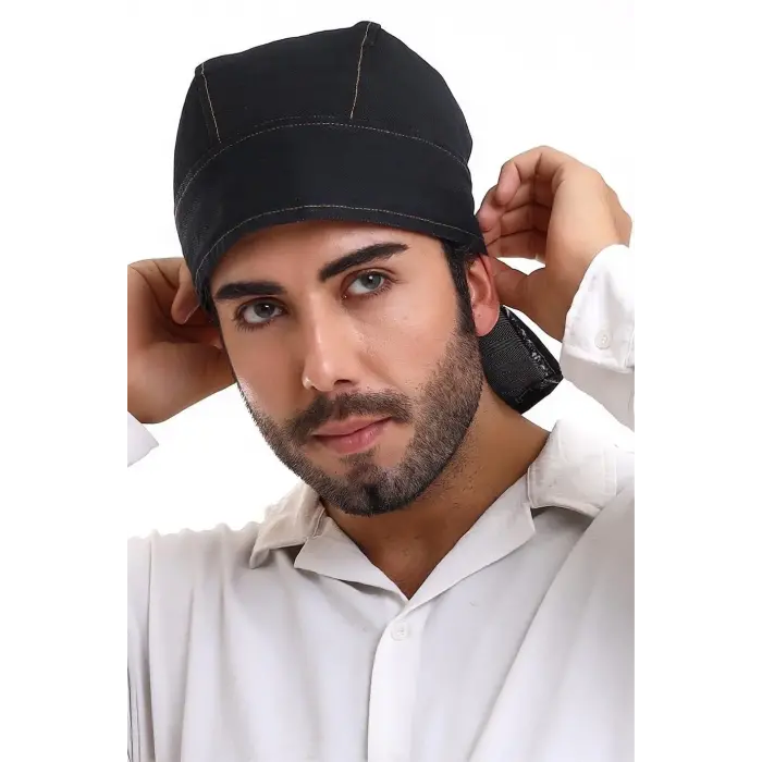 Kuyruklu Kot Bone - Siyah