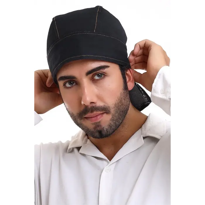 Kuyruklu Kot Bone - Siyah